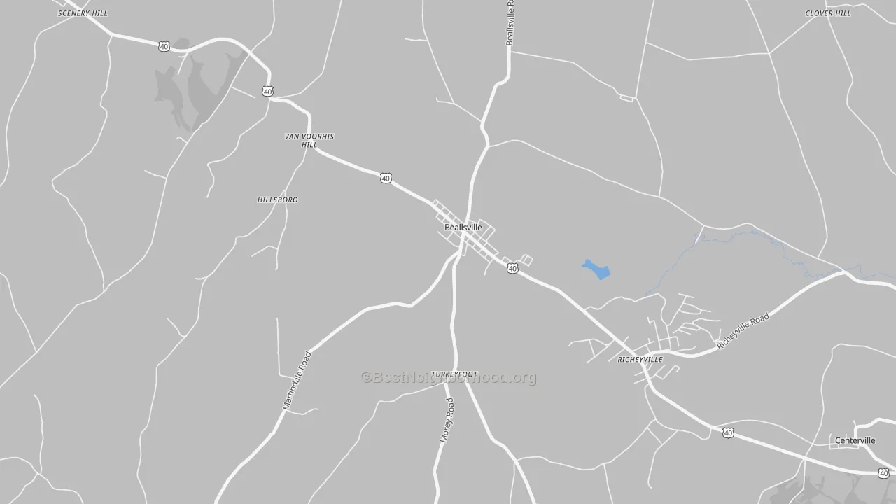 Transit Grade map of 15313, PA