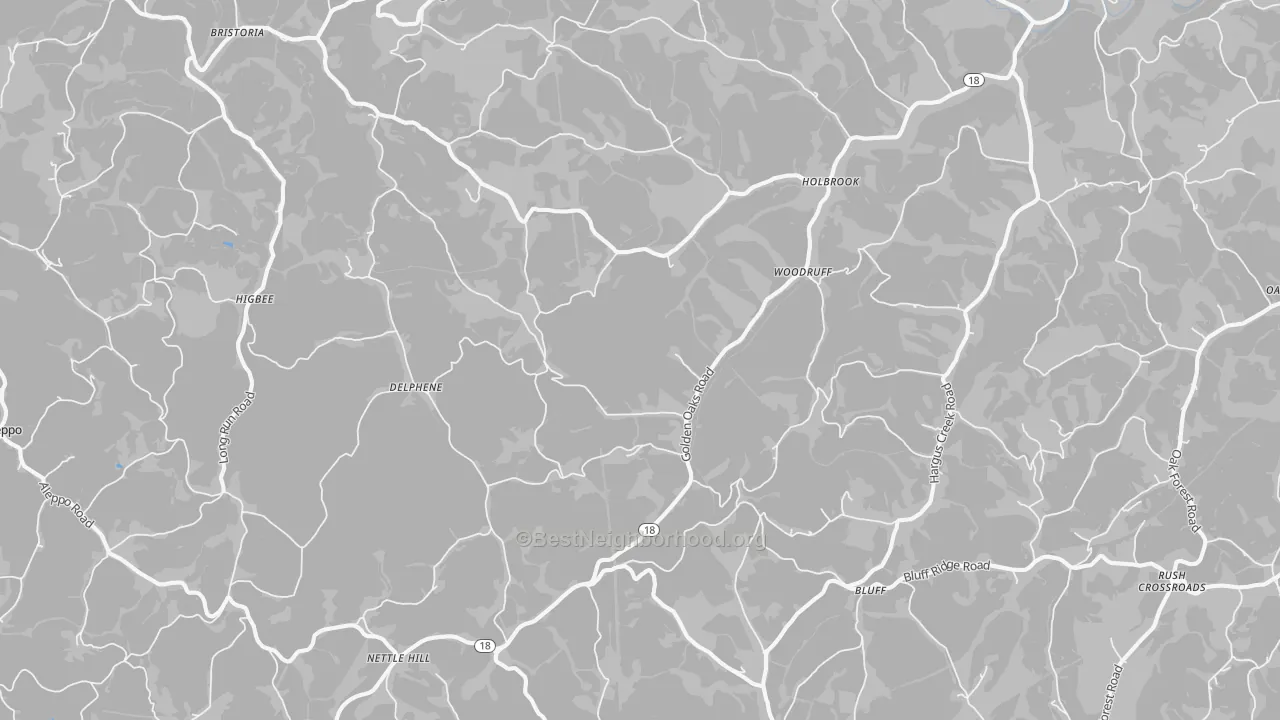 Transit Grade map of 15341, PA