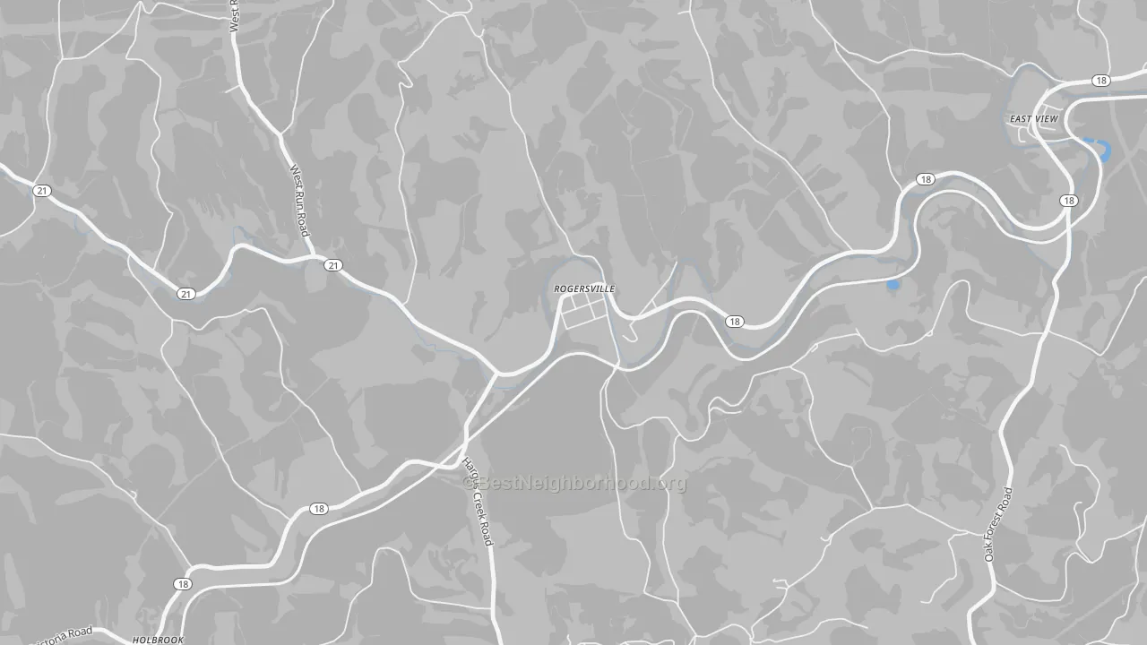 Transit Grade map of 15359, PA