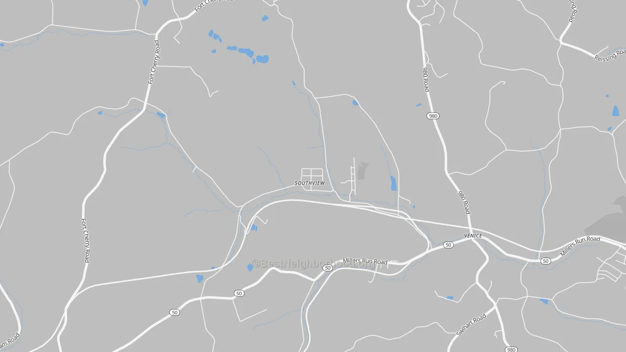 Transit Grade map of 15361, PA