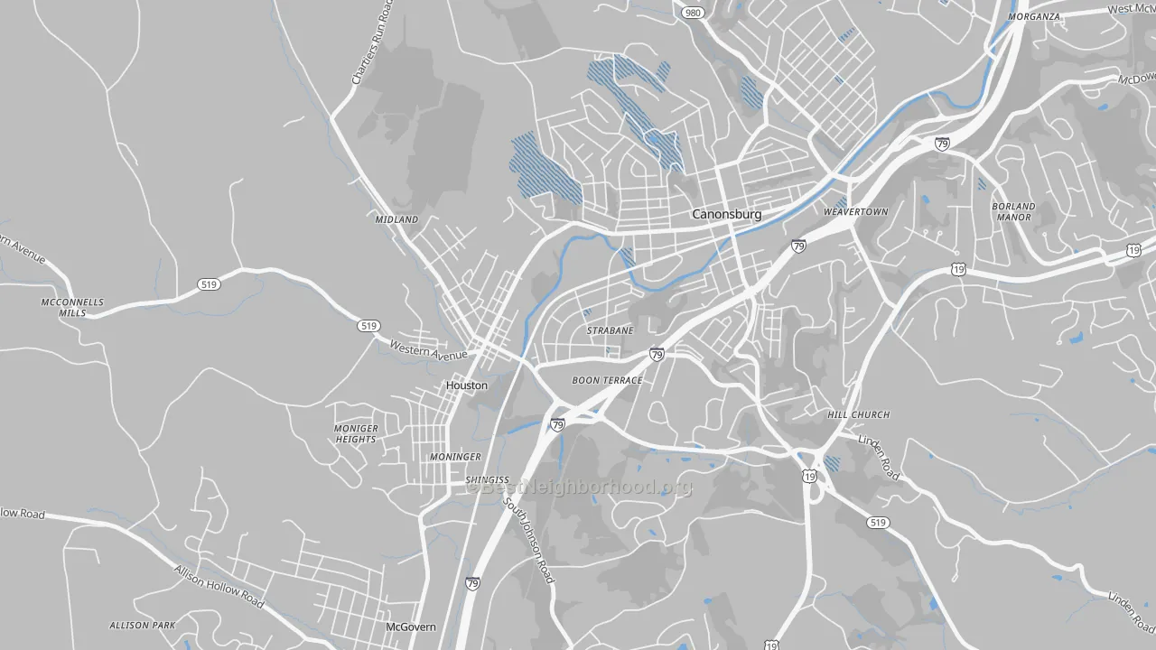 Transit Grade map of 15363, PA