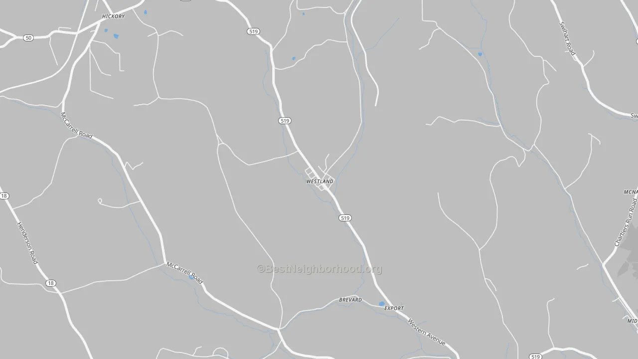 Transit Grade map of 15378, PA