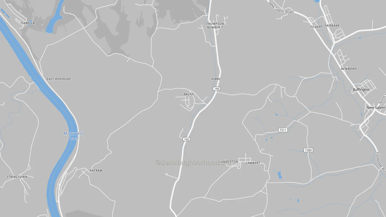 Transit Grade map of 15443, PA