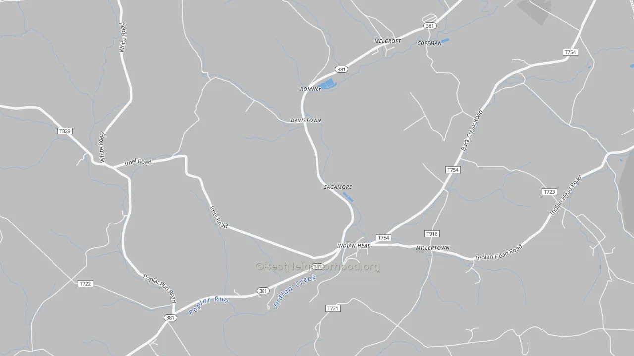 Transit Grade map of 15446, PA