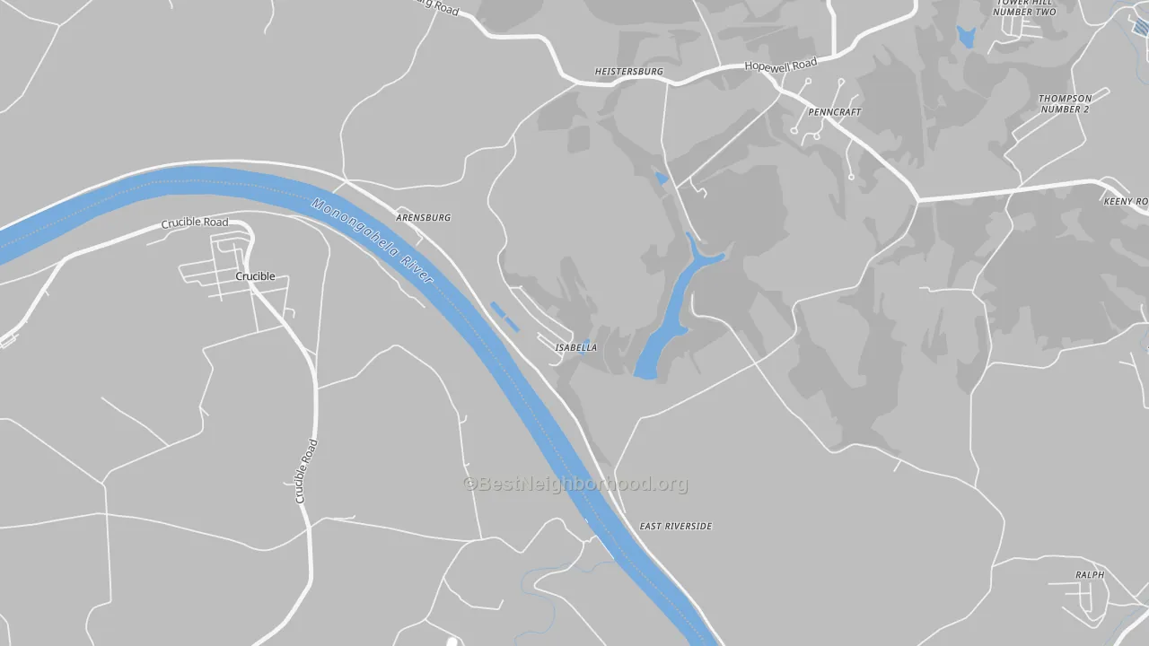 Transit Grade map of 15447, PA