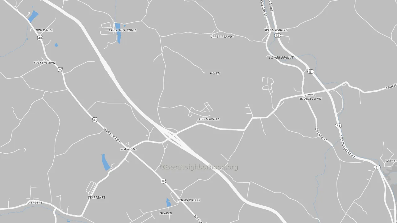 Transit Grade map of 15449, PA