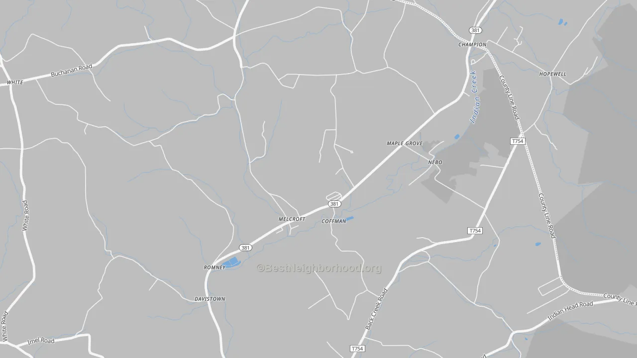 Transit Grade map of 15462, PA