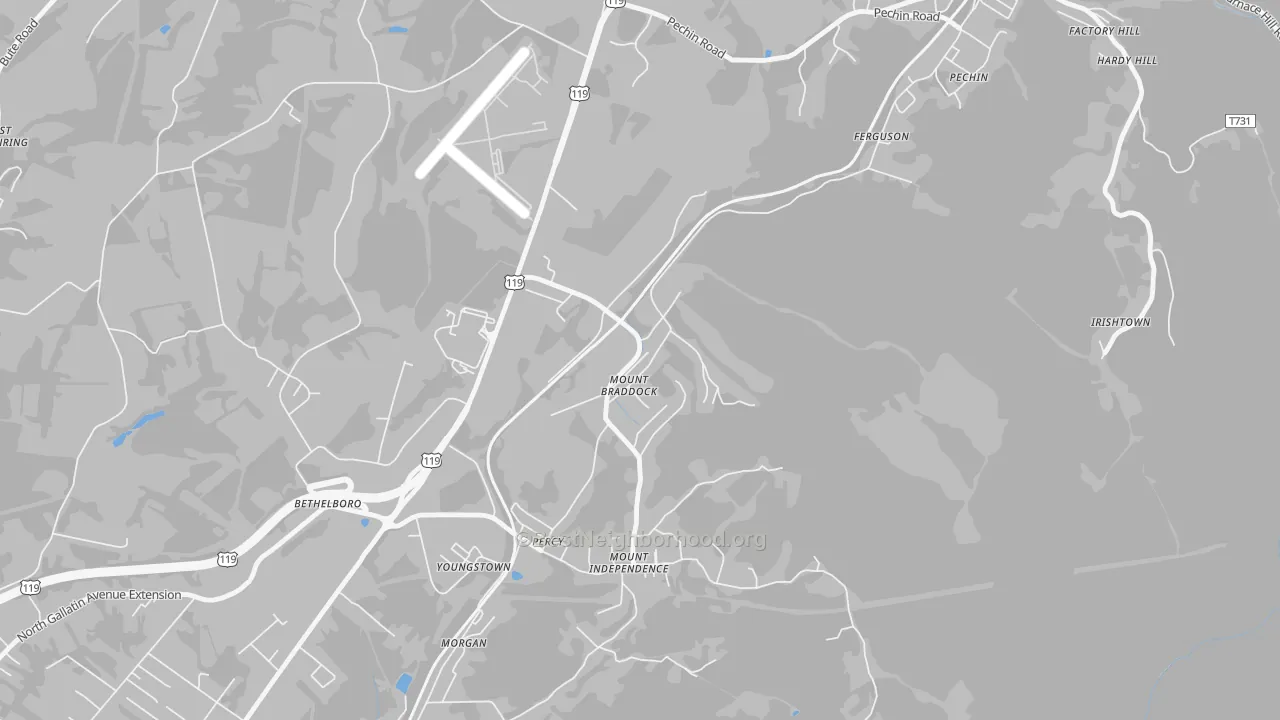 Transit Grade map of 15465, PA
