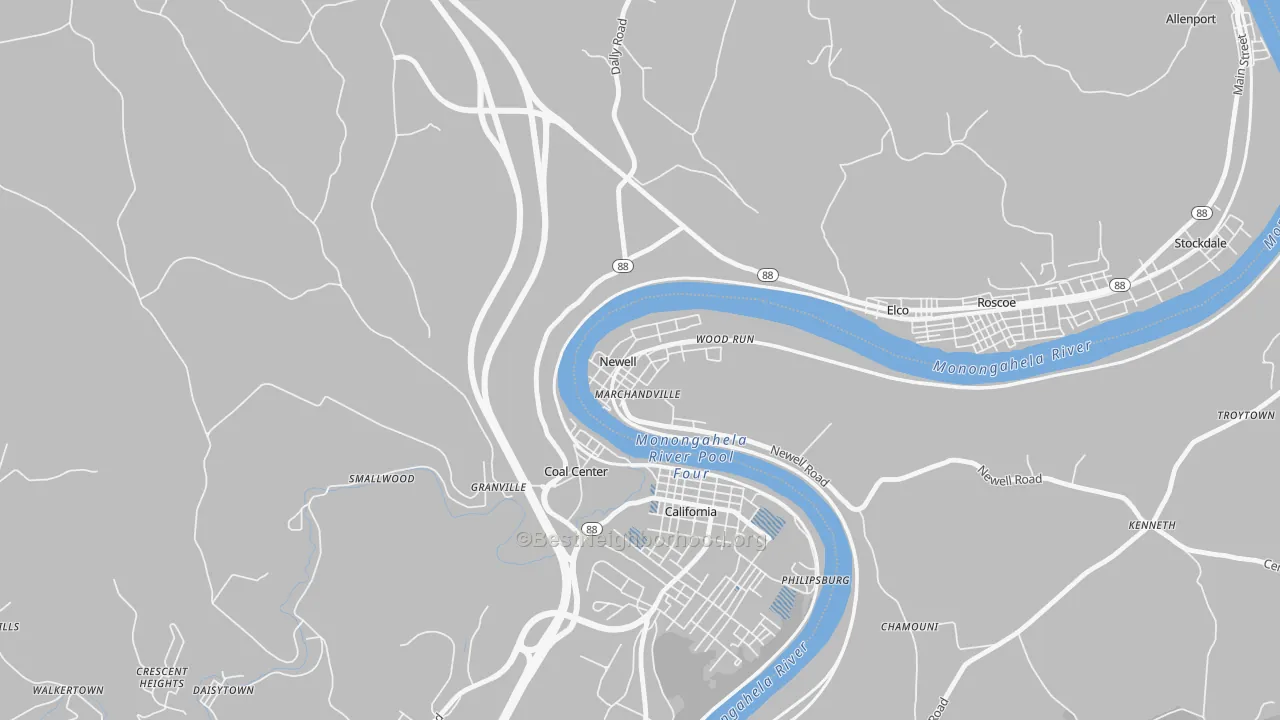 Transit Grade map of 15466, PA