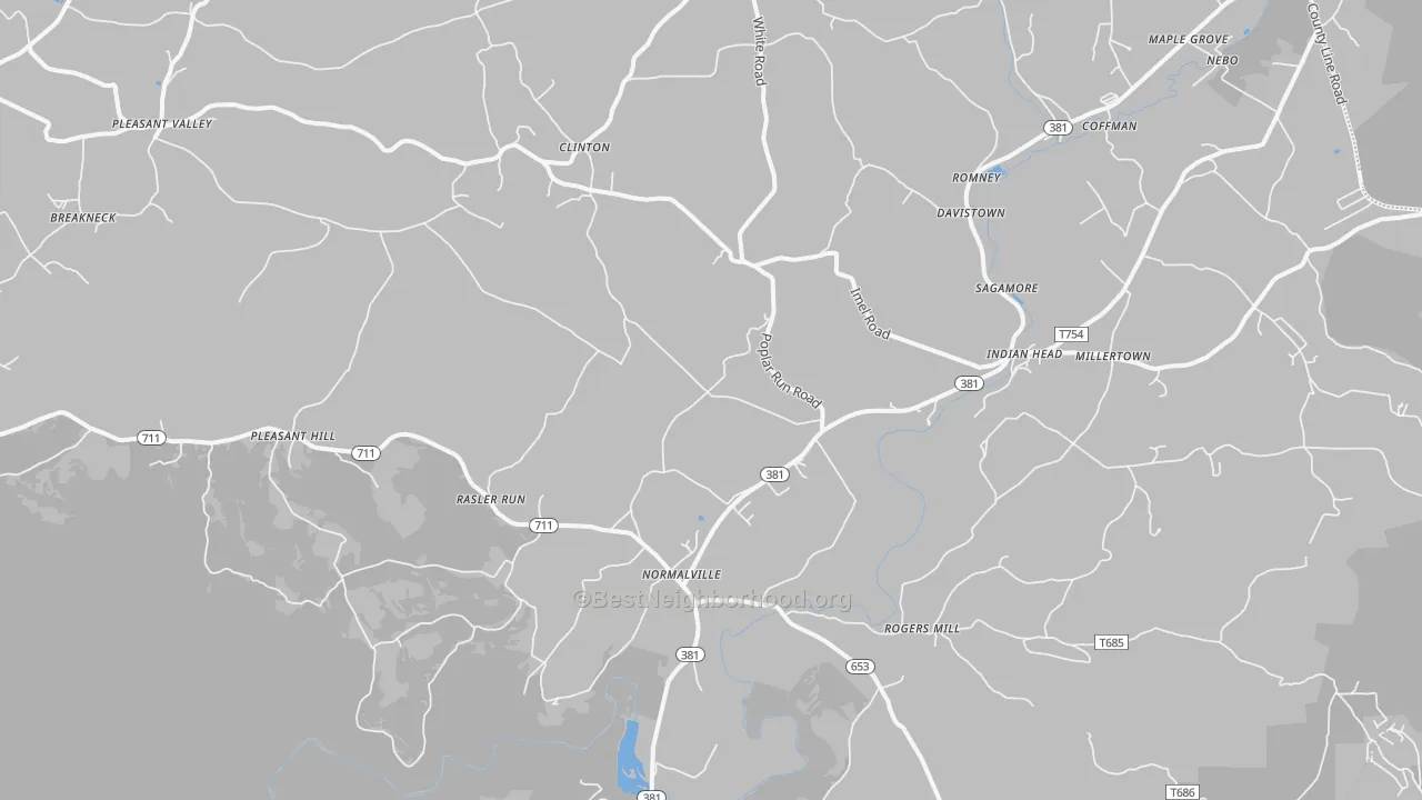 Transit Grade map of 15469, PA