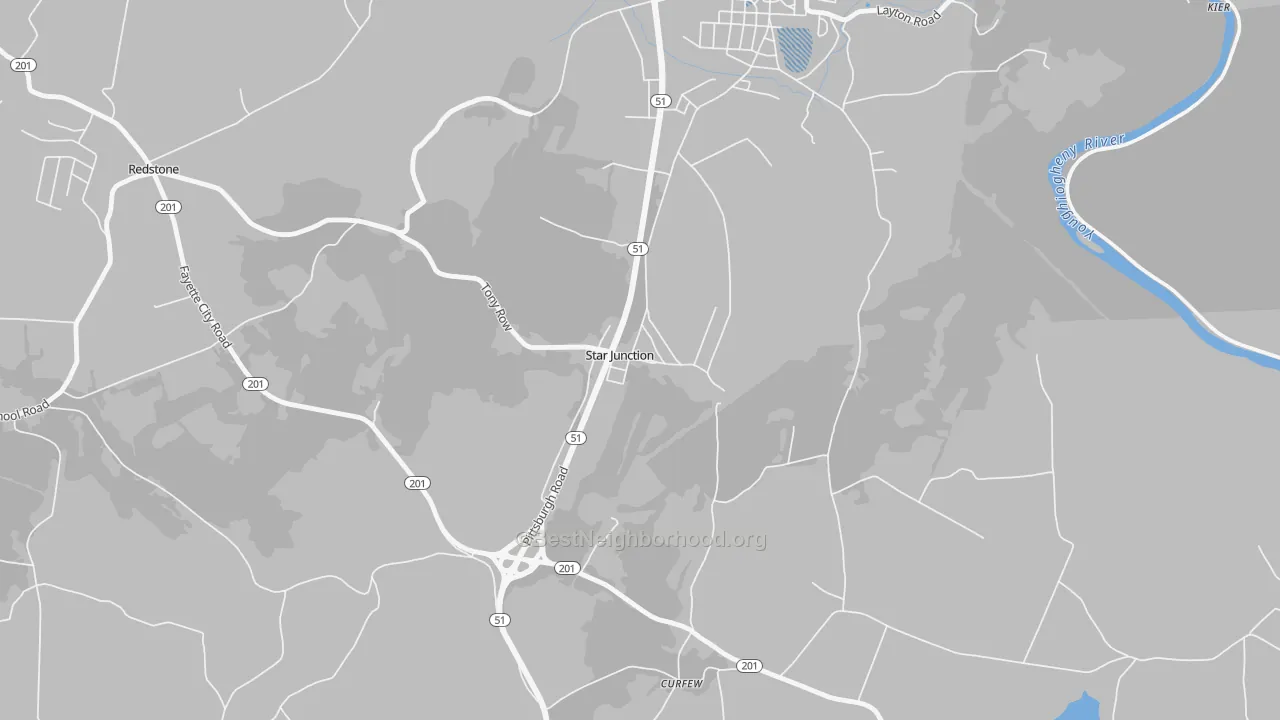 Transit Grade map of 15482, PA