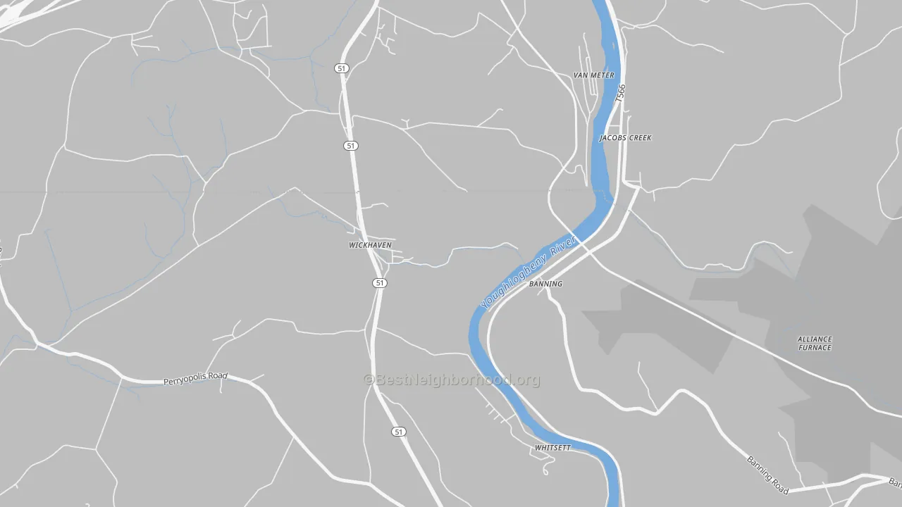 Transit Grade map of 15492, PA
