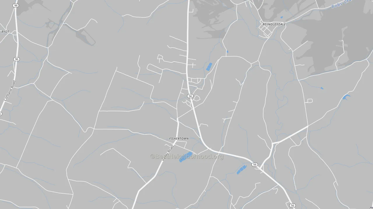 Transit Grade map of 15539, PA