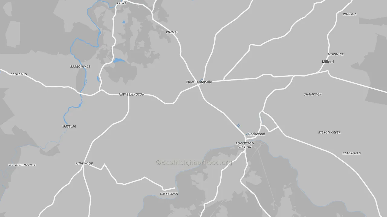 Transit Grade map of 15557, PA