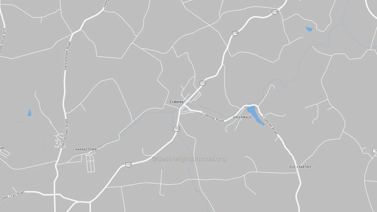 Transit Grade map of 15624, PA