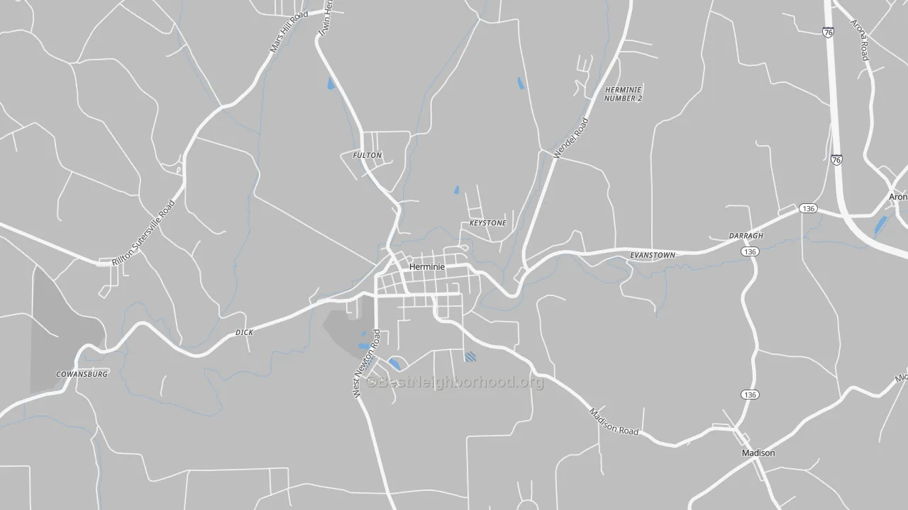 Transit Grade map of 15637, PA