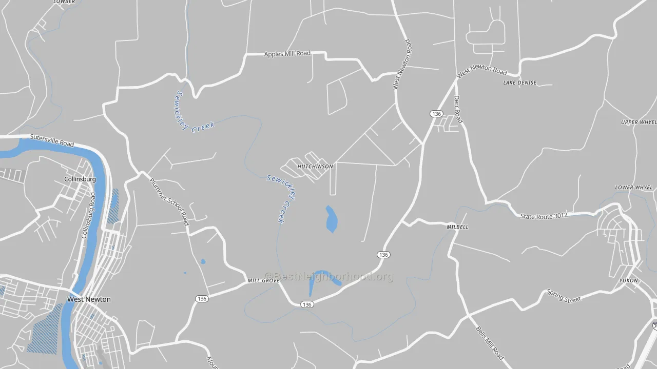 Transit Grade map of 15640, PA