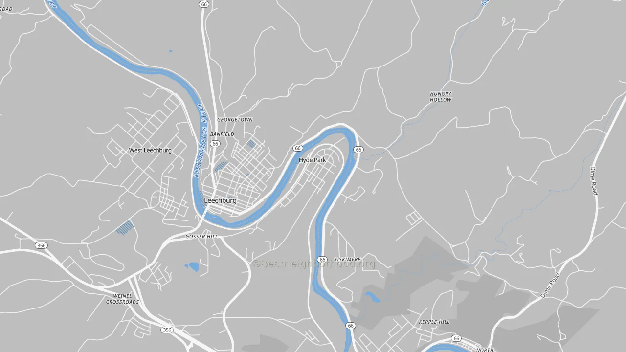 Transit Grade map of 15641, PA