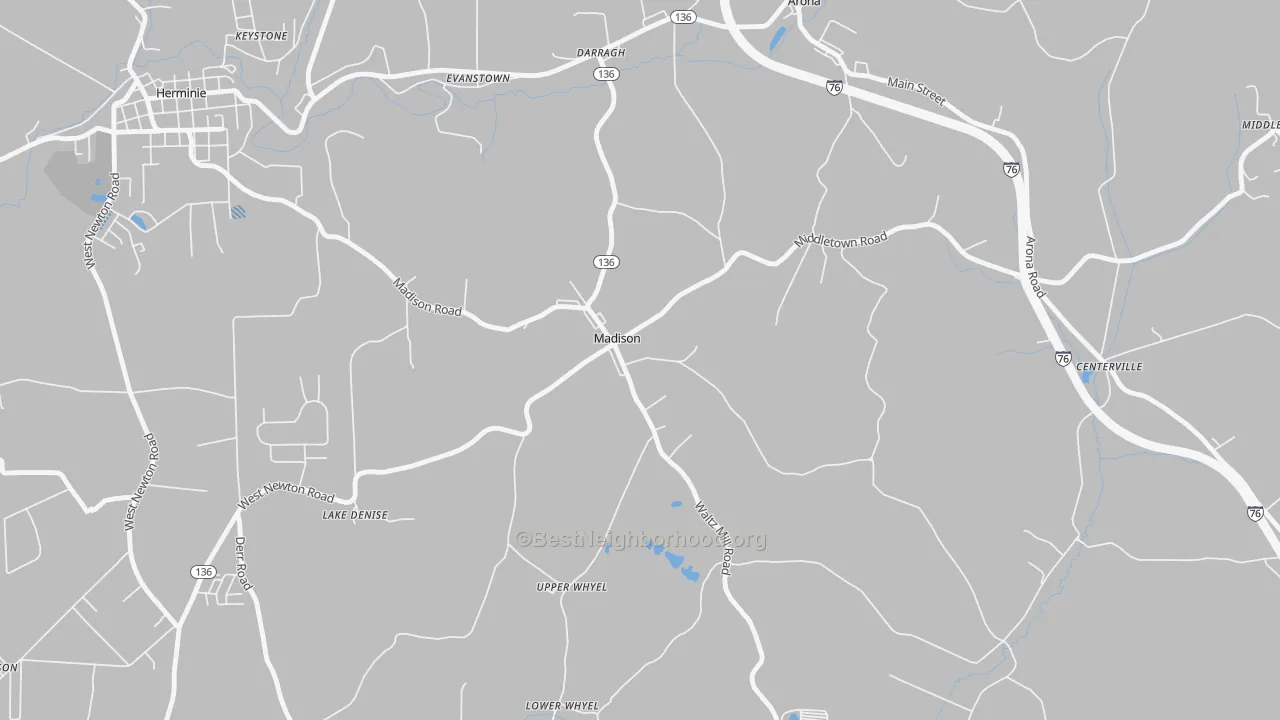 Transit Grade map of 15663, PA