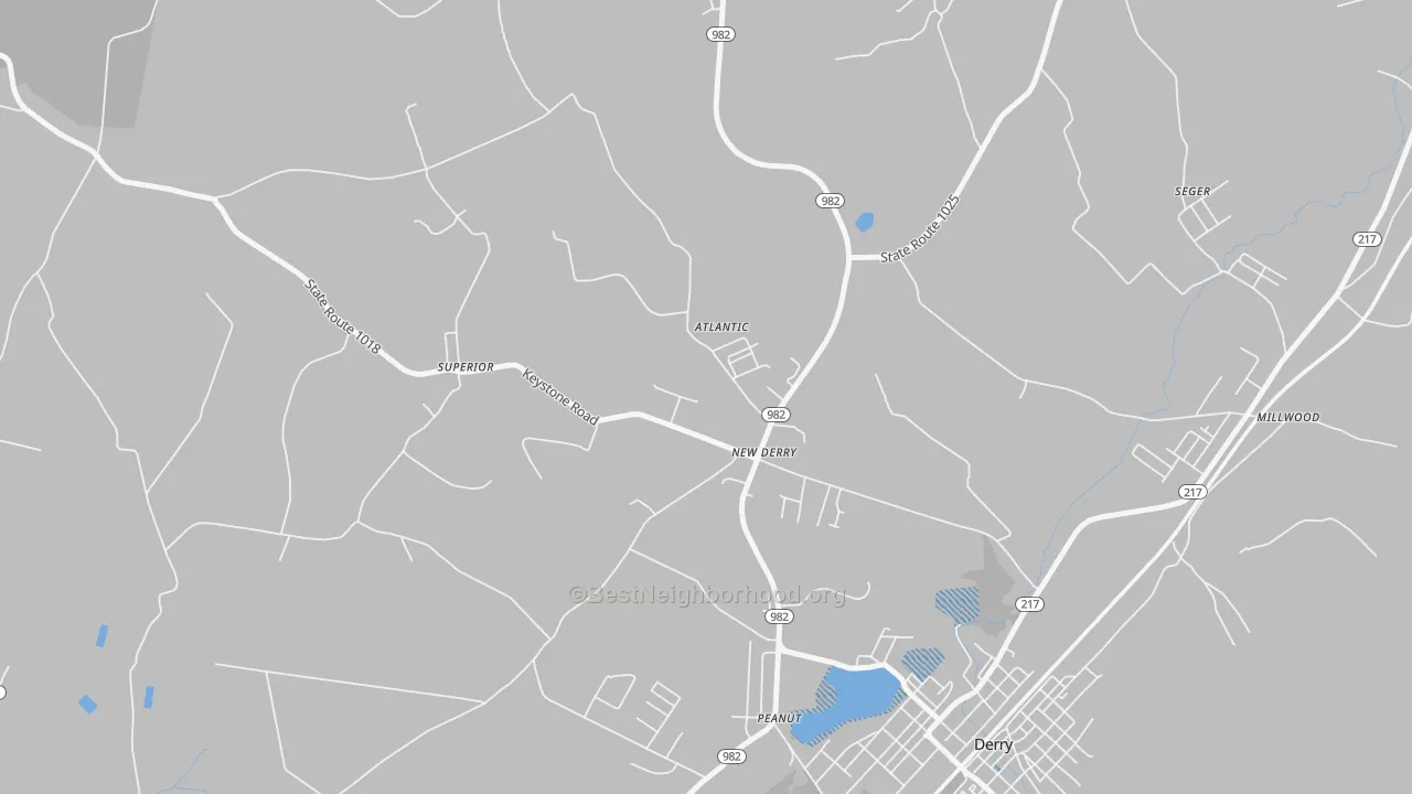 Transit Grade map of 15671, PA
