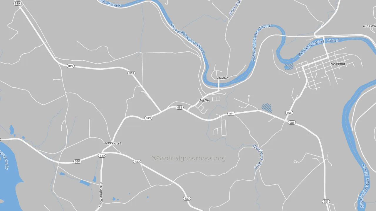 Transit Grade map of 15680, PA