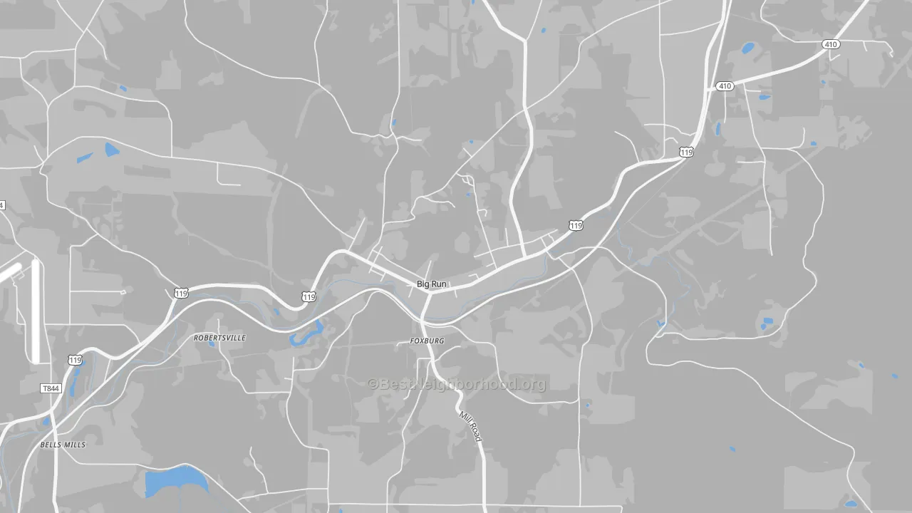 Transit Grade map of 15715, PA