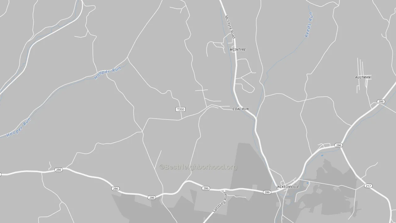 Transit Grade map of 15727, PA