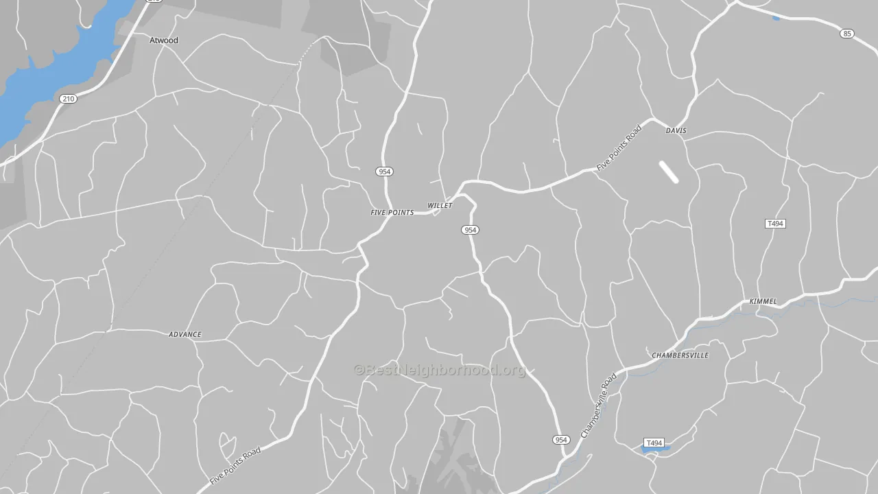 Transit Grade map of 15732, PA