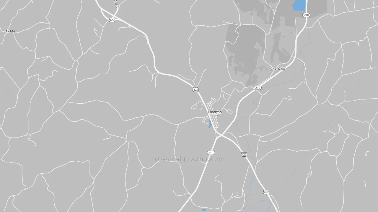 Transit Grade map of 15736, PA