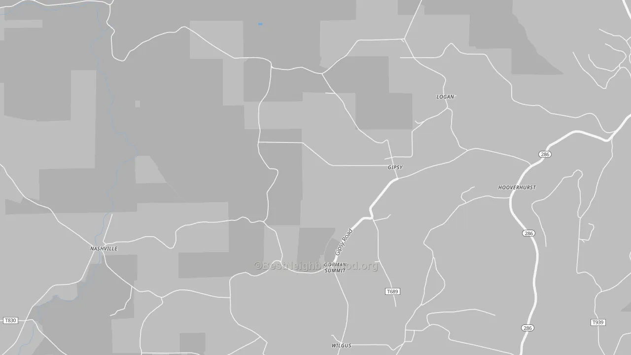 Transit Grade map of 15741, PA