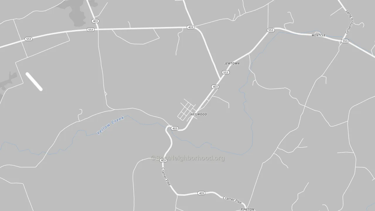 Transit Grade map of 15745, PA