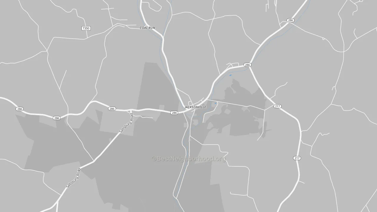 Transit Grade map of 15752, PA