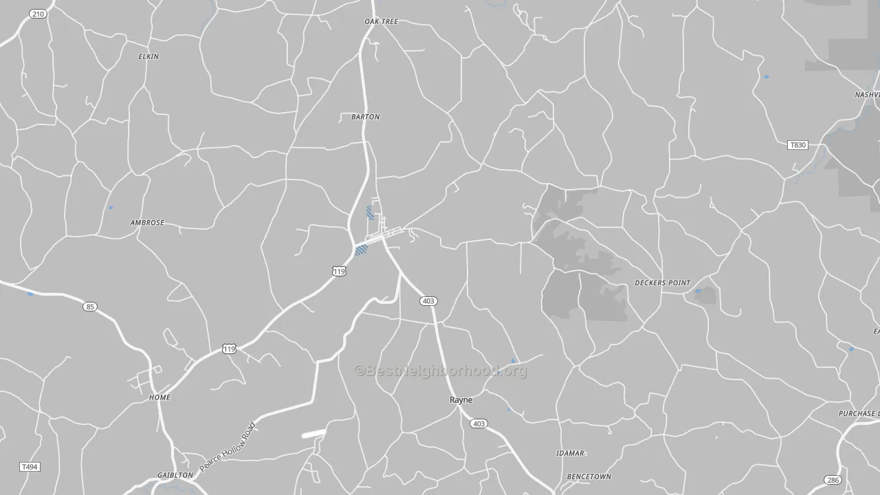 Transit Grade map of 15759, PA