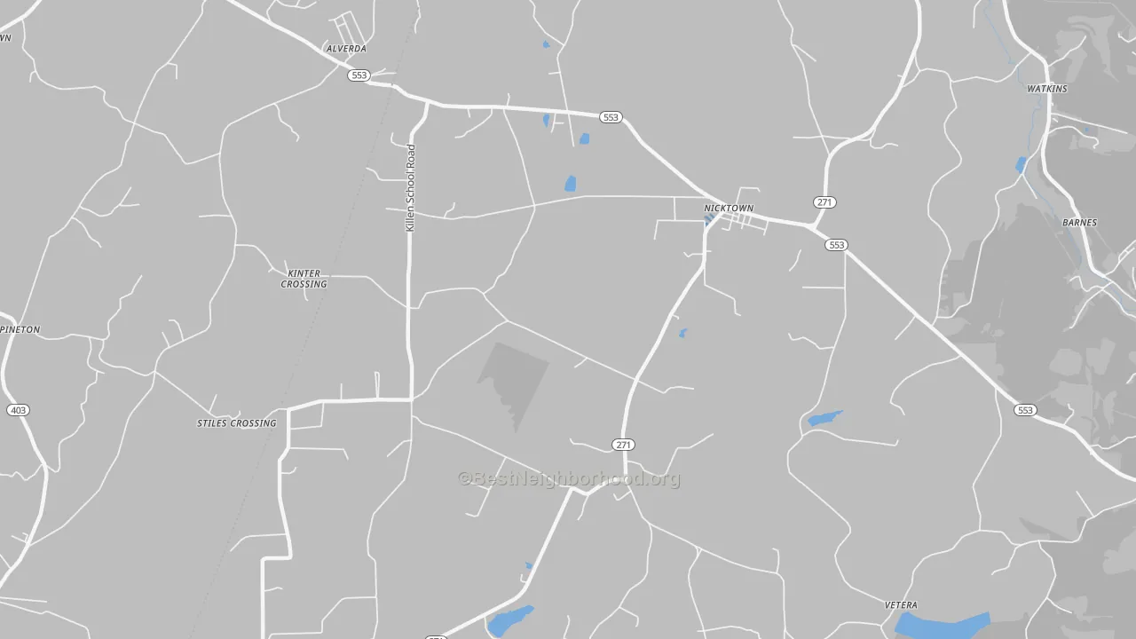 Transit Grade map of 15762, PA