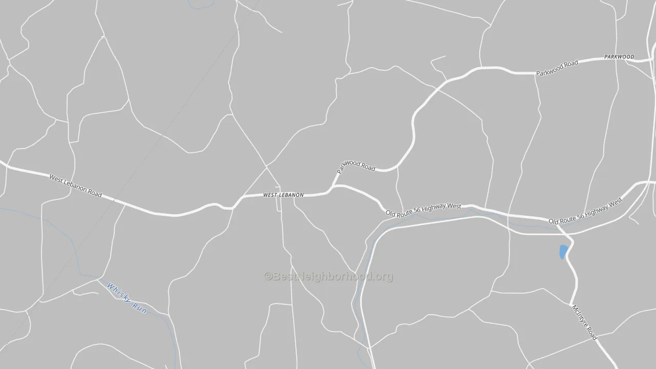 Transit Grade map of 15783, PA
