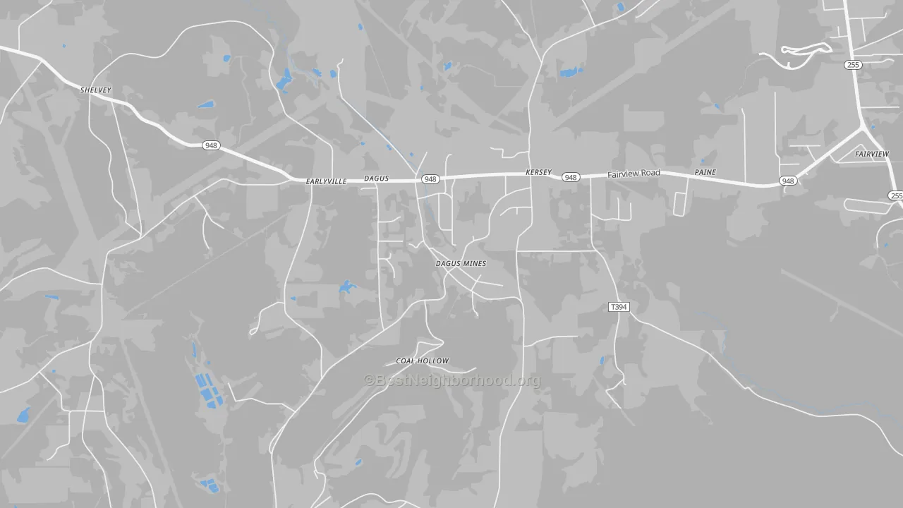 Transit Grade map of 15831, PA