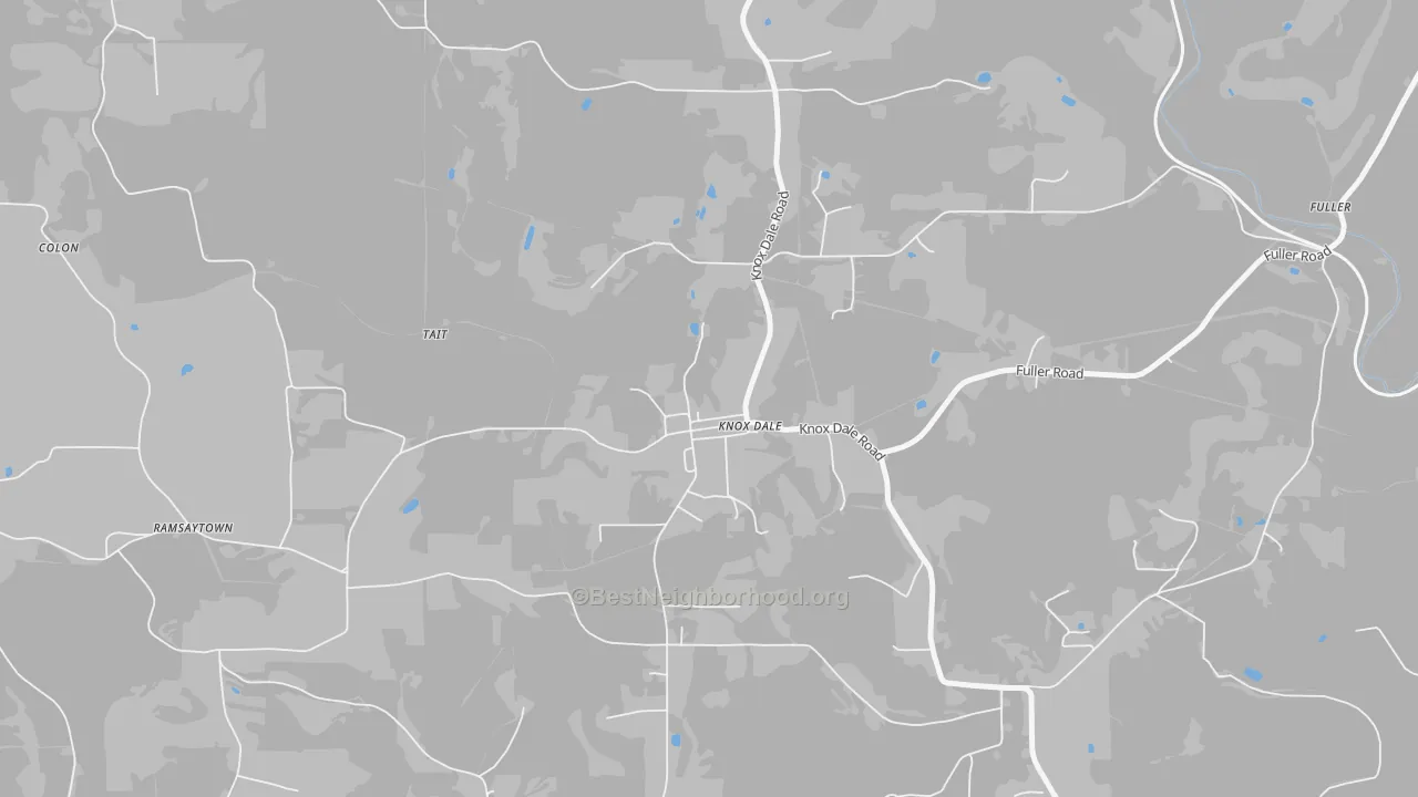 Transit Grade map of 15847, PA