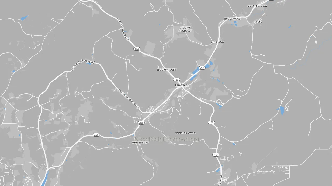Transit Grade map of 15849, PA
