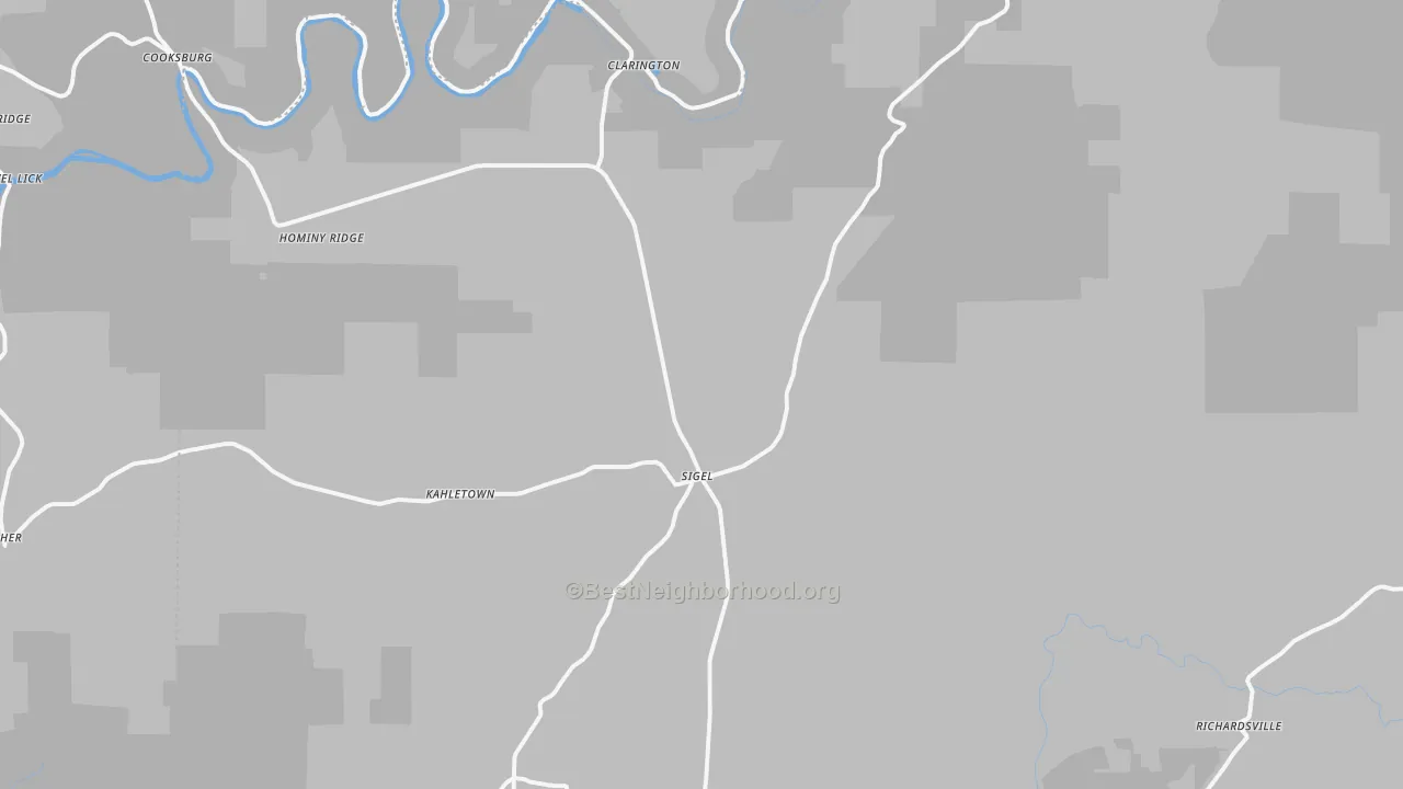 Transit Grade map of 15860, PA