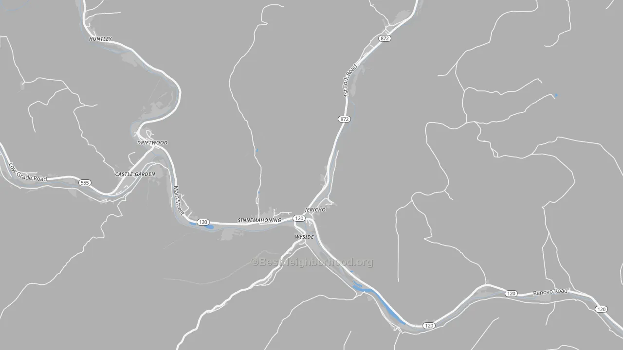 Transit Grade map of 15861, PA
