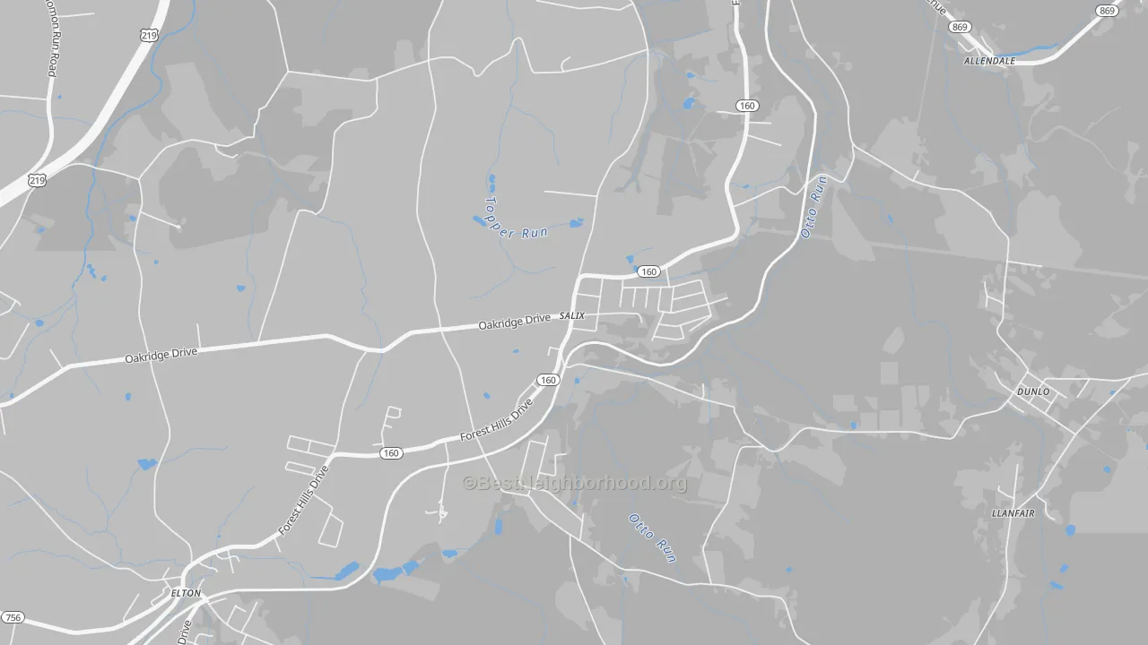 Transit Grade map of 15952, PA