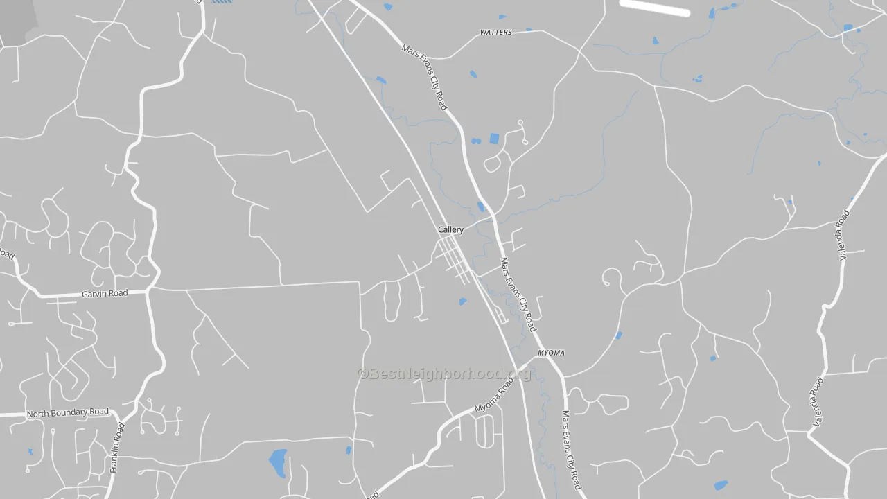 Transit Grade map of 16024, PA