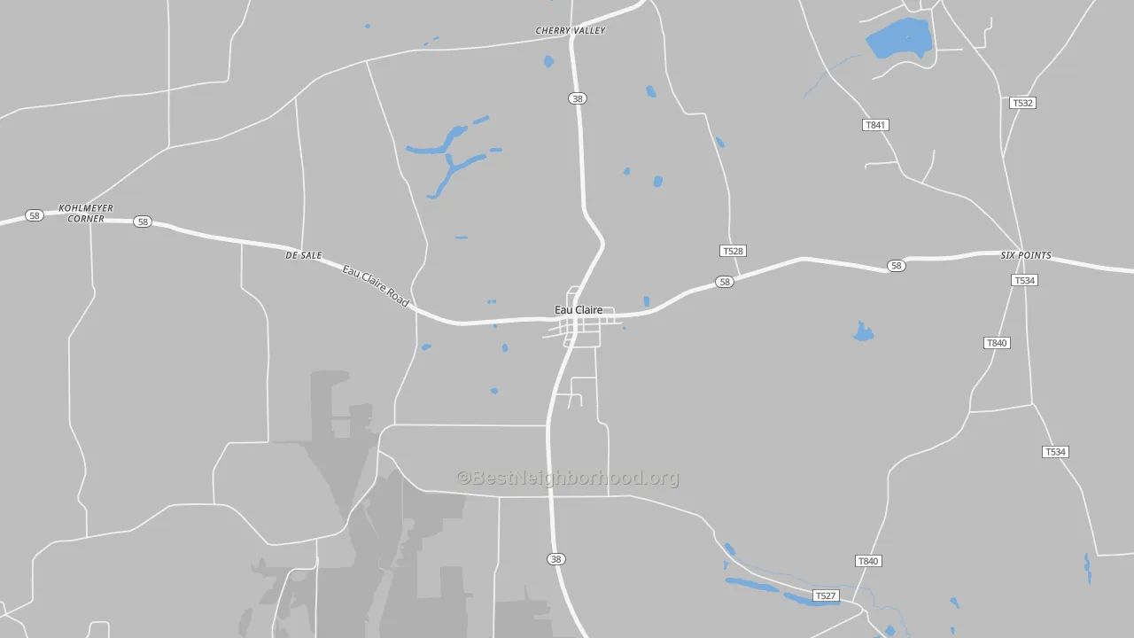 Transit Grade map of 16030, PA