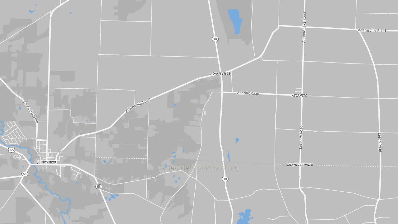 Transit Grade map of 16110, PA