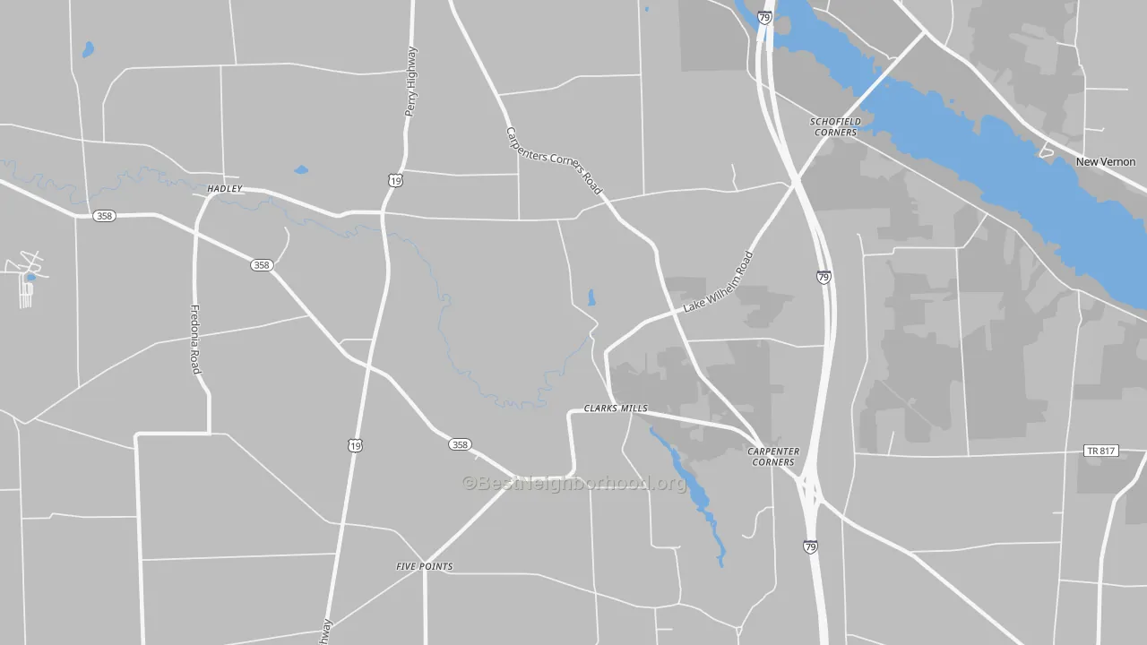 Transit Grade map of 16114, PA