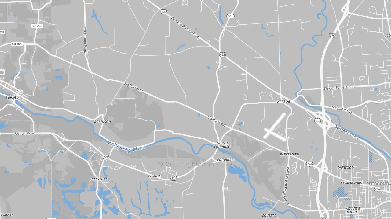 Transit Grade map of 16116, PA
