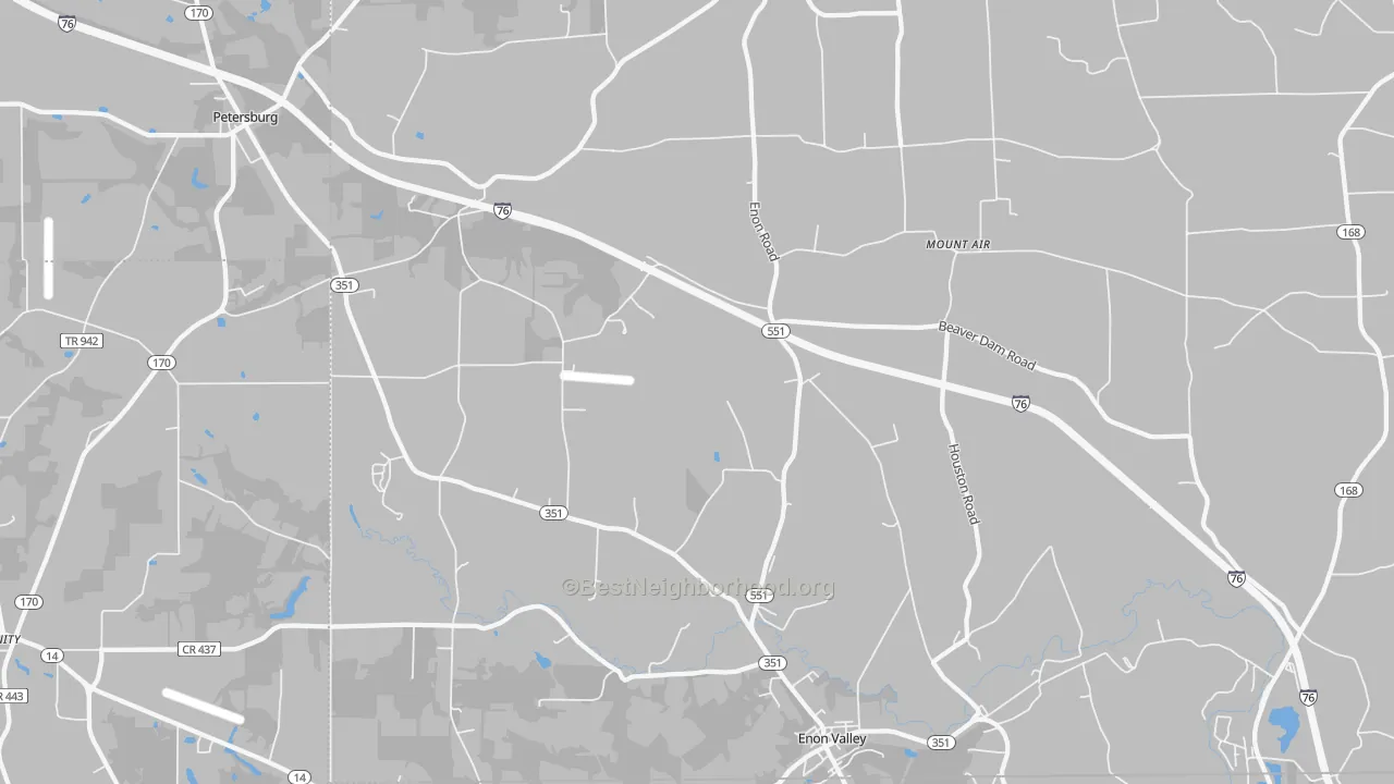 Transit Grade map of 16120, PA