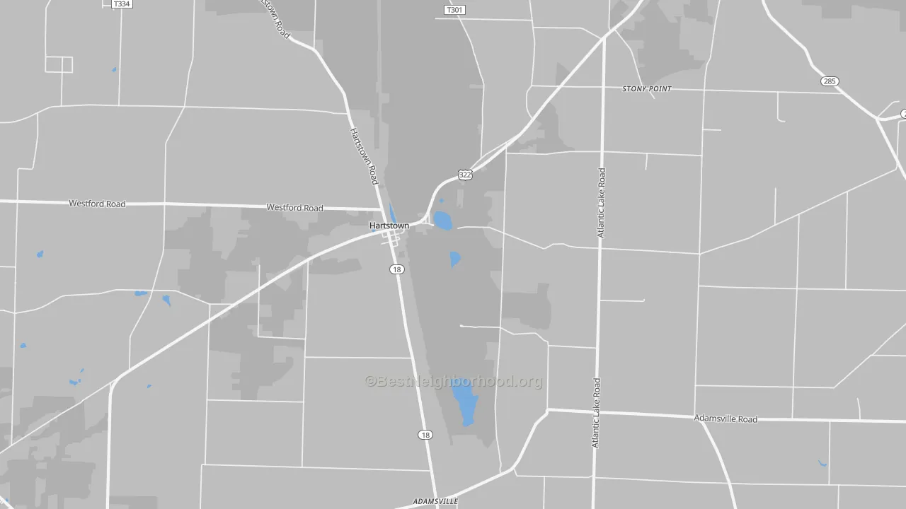 Transit Grade map of 16131, PA