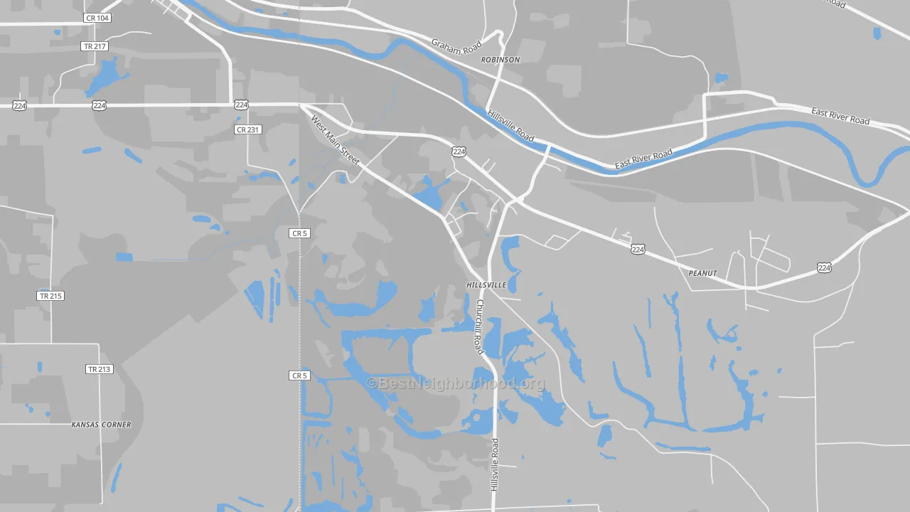 Transit Grade map of 16132, PA
