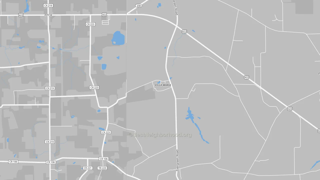 Transit Grade map of 16155, PA